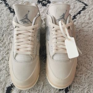 Jordan 4 Retro Off-White Sail